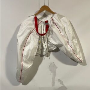 Nike White and Red Utility Jacket